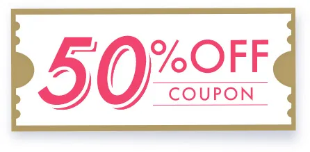 50% OFF COUPON